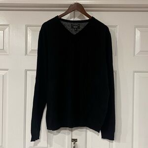 Nordstrom Men's Charcoal V-Neck Sweater